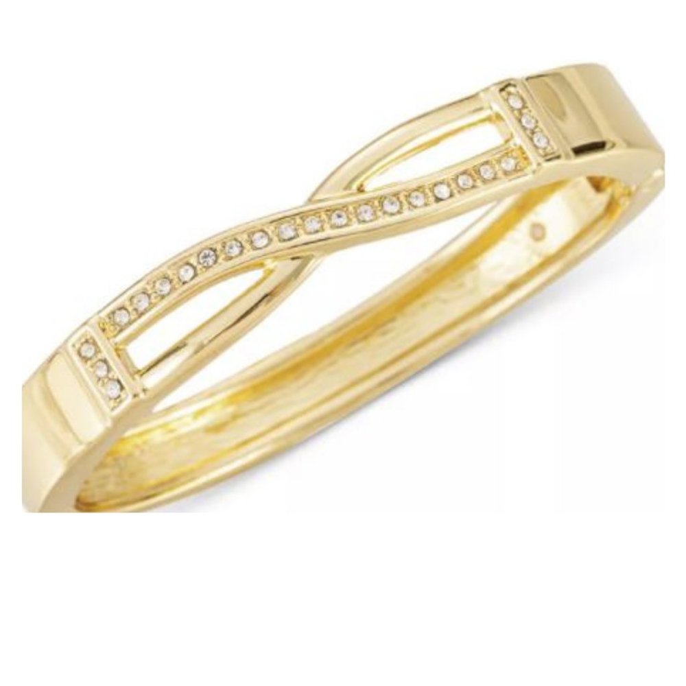 NEW Charter Club Criss Cross Bangle Bracelet - Picture 3 of 8